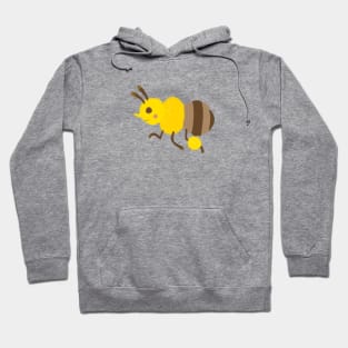 Cute Honey Bee Illustration Hoodie